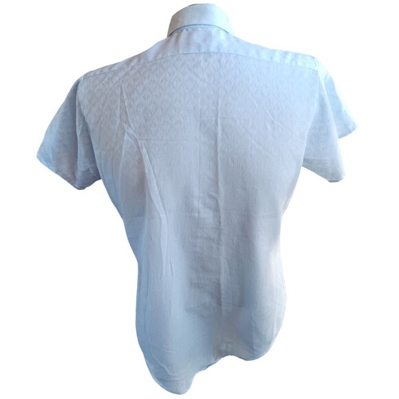 Vintage Men's Small Shirt 1970's Arrow Surrey Decton Perma-Iron 14.5-32 Disco - Picture 4 of 5